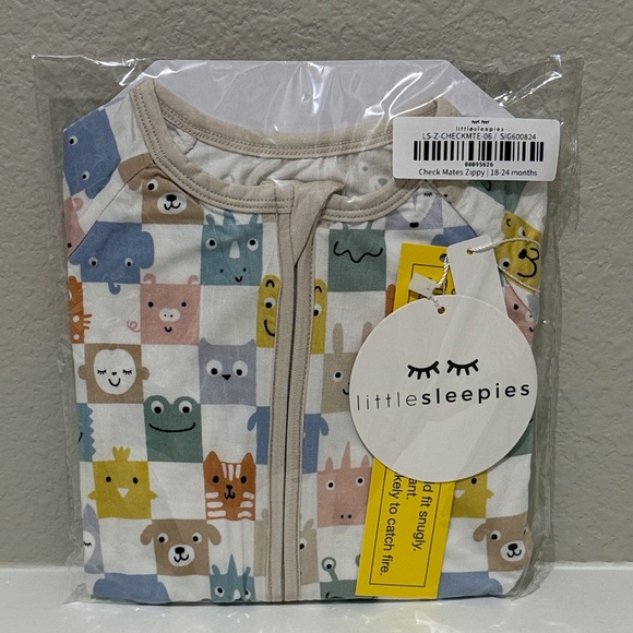 Little Sleepies Other - Little Sleepies NWT Check Mates Zippy